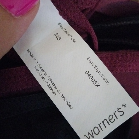 Warner's Elements of Bliss Light Lift Wire Free bras, Set 2, size 34B - Picture 10 of 10